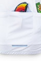 BONAVELO Zimowa koszulka kolarska z długim rękawem - QUICKSTEP 2018 WNT - biały/niebieski