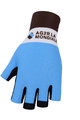 BONAVELO Kolarskie rękawiczki z krótkimi palcami - AG2R 2020 - niebieski/biały/brązowy