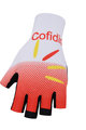 BONAVELO Kolarskie rękawiczki z krótkimi palcami - COFIDIS 2020 - czerwony/biały