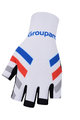 BONAVELO Kolarskie rękawiczki z krótkimi palcami - GROUPAMA FDJ 2020 - biały