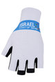 BONAVELO Kolarskie rękawiczki z krótkimi palcami - ISRAEL 2020 - niebieski/biały