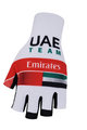 BONAVELO Kolarskie rękawiczki z krótkimi palcami - UAE 2020 - biały