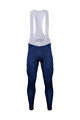 BONAVELO Długie spodnie kolarskie z szelkami - EDUCATION F. '20 WNT - niebieski