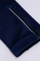 BONAVELO Długie spodnie kolarskie z szelkami - EDUCATION F. '20 WNT - niebieski