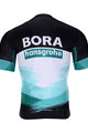 BONAVELO Koszulka kolarska z krótkim rękawem - BORA 2020 - biały/czarny/zielony