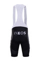 BONAVELO Krótkie spodnie kolarskie z szelkami - INEOS 2020 - czarny