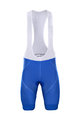 BONAVELO Krótkie spodnie kolarskie z szelkami - QUICKSTEP 2020 - niebieski