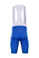 BONAVELO Krótkie spodnie kolarskie z szelkami - QUICKSTEP 2020 - niebieski