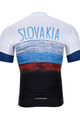 BONAVELO Krótka koszulka kolarska i spodenki - SLOVAKIA - biały/czerwony/niebieski/czarny