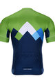 BONAVELO Koszulka kolarska z krótkim rękawem - SLOVENIA - zielony/niebieski