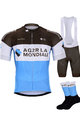 BONAVELO Kolarski mega zestaw - AG2R 2020 - biały/niebieski/brązowy
