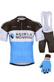 BONAVELO Kolarski mega zestaw - AG2R 2020 - biały/niebieski/brązowy