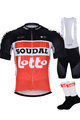BONAVELO Kolarski mega zestaw - LOTTO SOUDAL 2020 - czerwony/biały/czarny