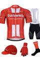 BONAVELO Kolarski mega zestaw - SUNWEB 2020 - czarny/czerwony