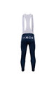 BONAVELO Długie spodnie kolarskie z szelkami - INEOS 2021 WINTER - niebieski