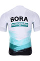 BONAVELO Krótka koszulka kolarska i spodenki - BORA 2021 - biały/zielony/czarny