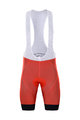 BONAVELO Krótkie spodnie kolarskie z szelkami - COFIDIS 2021 - biały/czerwony