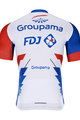 BONAVELO Krótka koszulka kolarska i spodenki - GROUPAMA FDJ 2021 - biały/niebieski/czerwony