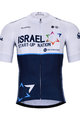 BONAVELO Koszulka kolarska z krótkim rękawem - ISRAEL 2021 - niebieski/biały
