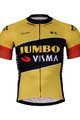 BONAVELO Koszulka kolarska z krótkim rękawem - JUMBO-VISMA 2022 - żółty/czarny