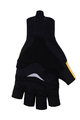 BONAVELO Kolarskie rękawiczki z krótkimi palcami - JUMBO-VISMA 2022 - żółty/czarny