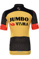 BONAVELO Krótka koszulka kolarska i spodenki - JUMBO-VISMA 2021 - czarny/żółty