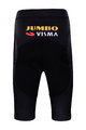 BONAVELO Krótkie spodnie kolarskie bez szelek - JUMBO-VISMA '23 KIDS - czarny