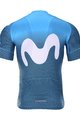 BONAVELO Krótka koszulka kolarska i spodenki - MOVISTAR 2021 - biały/niebieski