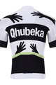 BONAVELO Krótka koszulka kolarska i spodenki - QHUBEKA ASSOS 2021 - jasnozielony/biały