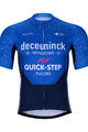 BONAVELO Koszulka kolarska z krótkim rękawem - QUICKSTEP 2021 - niebieski/biały