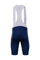 BONAVELO Krótkie spodnie kolarskie z szelkami - QUICKSTEP 2021 - niebieski