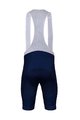 BONAVELO Krótkie spodnie kolarskie z szelkami - QUICKSTEP 2022 - niebieski