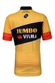 BONAVELO Koszulka kolarska z krótkim rękawem - JUMBO-VISMA '22 KIDS - czarny/żółty