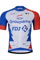 BONAVELO Koszulka kolarska z krótkim rękawem - GROUPAMA FDJ 2022 - czerwony/biały/niebieski