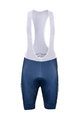 BONAVELO Krótkie spodnie kolarskie z szelkami - ASTANA 2022 - niebieski