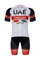 BONAVELO Krótka koszulka kolarska i spodenki - UAE 2022 - biały/czarny