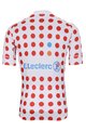BONAVELO Koszulka kolarska z krótkim rękawem - TOUR DE FRANCE 2023 - biały/czerwony