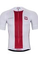 BONAVELO Krótka koszulka kolarska i spodenki - POLAND I. - biały/czerwony/czarny