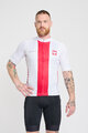 BONAVELO Koszulka kolarska z krótkim rękawem - POLAND I. - czerwony/biały