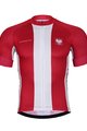 BONAVELO Koszulka kolarska z krótkim rękawem - POLAND II. - czerwony/biały