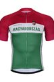 BONAVELO Krótka koszulka kolarska i spodenki - HUNGARY - zielony/czerwony/biały/czarny