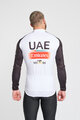 BONAVELO Zimowa koszulka kolarska z długim rękawem - UAE 2024 WINTER - biały/czarny/czerwony