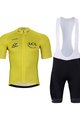BONAVELO Krótka koszulka kolarska i spodenki - TOUR DE FRANCE 2024 - czarny/żółty
