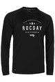 Rocday Letnia koszulka kolarska z długim rękawem - PATROL - czarny