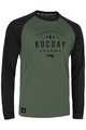 Rocday Letnia koszulka kolarska z długim rękawem - PATROL - czarny/zielony