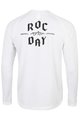 Rocday Letnia koszulka kolarska z długim rękawem - PARK LONG - biały