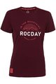 Rocday Koszulka kolarska z krótkim rękawem - MONTY LADY - bordowy