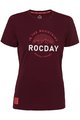 ROCDAY Koszulka kolarska z krótkim rękawem - MONTY LADY - bordowy