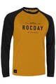 ROCDAY Letnia koszulka kolarska z długim rękawem - PATROL - czarny/żółty