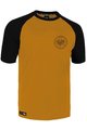ROCDAY Koszulka kolarska z krótkim rękawem - GRAVEL - żółty/czarny
